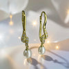 Glamorous Pearl Cubic Zirconia Earrings