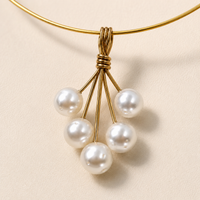 Broome Pearl 9ct Cluster Pendant