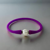 Pink Purple Blue Stretchy Silicone Pearl Bracelets >> INCREDIBLY ONLY $29.99 FOR XMAS!