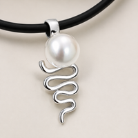 Monsoonal Staircase To The Moon Silver Pendant