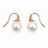 Cultured Broome Pearl 9ct Gold Hooks Earrings