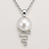 Pearl Pendant Cable Beach Staircase to the Moon Sterling Silver