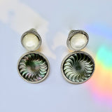 Aurora Tahitian Mother of Pearl Earrings