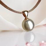 Champagne South Sea Rose Gold Pearl Pendant