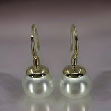 Broome Pearl 9ct Rose Gold French Hook Earrings