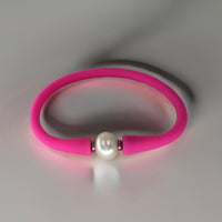 Pink Purple Blue Stretchy Silicone Pearl Bracelets >> INCREDIBLY ONLY $29.99 FOR XMAS!