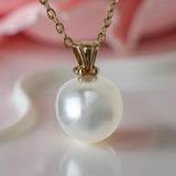 Broome Strawberry Pearl 9ct Rose Pendant