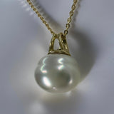 Broome Circle Pearl 18ct Pendant