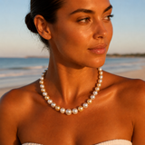 Broome and Golden South Sea multi-coloured Pearl Strand
