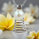 James Price Point Staircase to the Moon Medium Silver Pendant