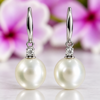 Broome Pearl White Gold and Diamond Earrings