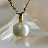Cultured Broome Pearl 18ct Enhancer Clip Pendant