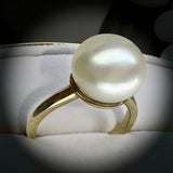 Cultured Broome Pearl 'Moonlight' 9ct Ring