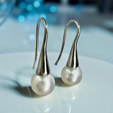 Broome Pearl Sterling Silver trumpet Earrings