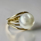 9ct Broome Pearl Ring "Big Tide Times"