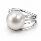 Sterling Silver Broome Pearl Ring "Big Tide Times"