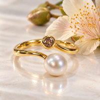 Broome Pearl 9ct Kimberley Diamond Ring