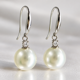 Broome Pearl White Gold and Diamond Earrings