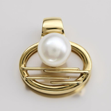 Broome Pearl Horizontal Falls Staircase Gold Pendant