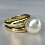 Broome Pearl Ring 9ct Yellow Gold