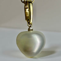 Broome Triangle Pearl Diamond Enhancer Pendant