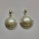 925 Sterling Silver Mabe Pearl Pendant