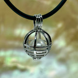 Pearl Cage Staircase Pendant 925