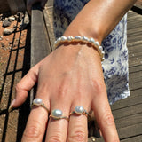 Broome Keshi and Kimberley Diamond Fine Band Ring