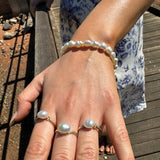 Broome Keshi Pearl Fine Band Ring