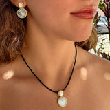 Aurora Tahitian Mother of Pearl Earrings