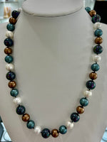 Multi Coloured Shell Pearl Strand