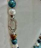 Multi Coloured Shell Pearl Strand