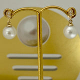 Broome Pearl Pavé Set Diamond Earrings
