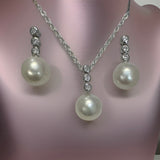 Broome Pearl Moonrise Earrings and Pendant Set