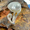 Broome Keshi Pearl Kimberley Diamond Silver Ring