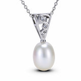 Cultured Freshwater Pearl Staircase Silver 925 Pendant Bell Gorge 