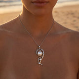 Broome Pearl Mangrove Cubic Zirconia Silver 925 Pendant