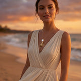 Broome Pearl 18ct Kimberley Diamond Staircase Pendant