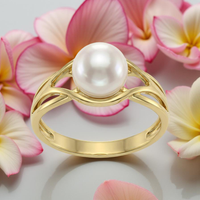 Timeless & Lustrous Cultured Freshwater Pearl Ring