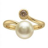 Broome Pearl 9ct Kimberley Diamond Ring