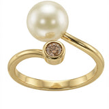 Broome Pearl 9ct Kimberley Diamond Ring