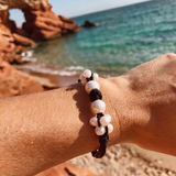 Cultured Freshwater Pearl Multi Strand Silk Bracelet