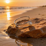 Cultured Freshwater Sterling Silver Cuff Bracelet