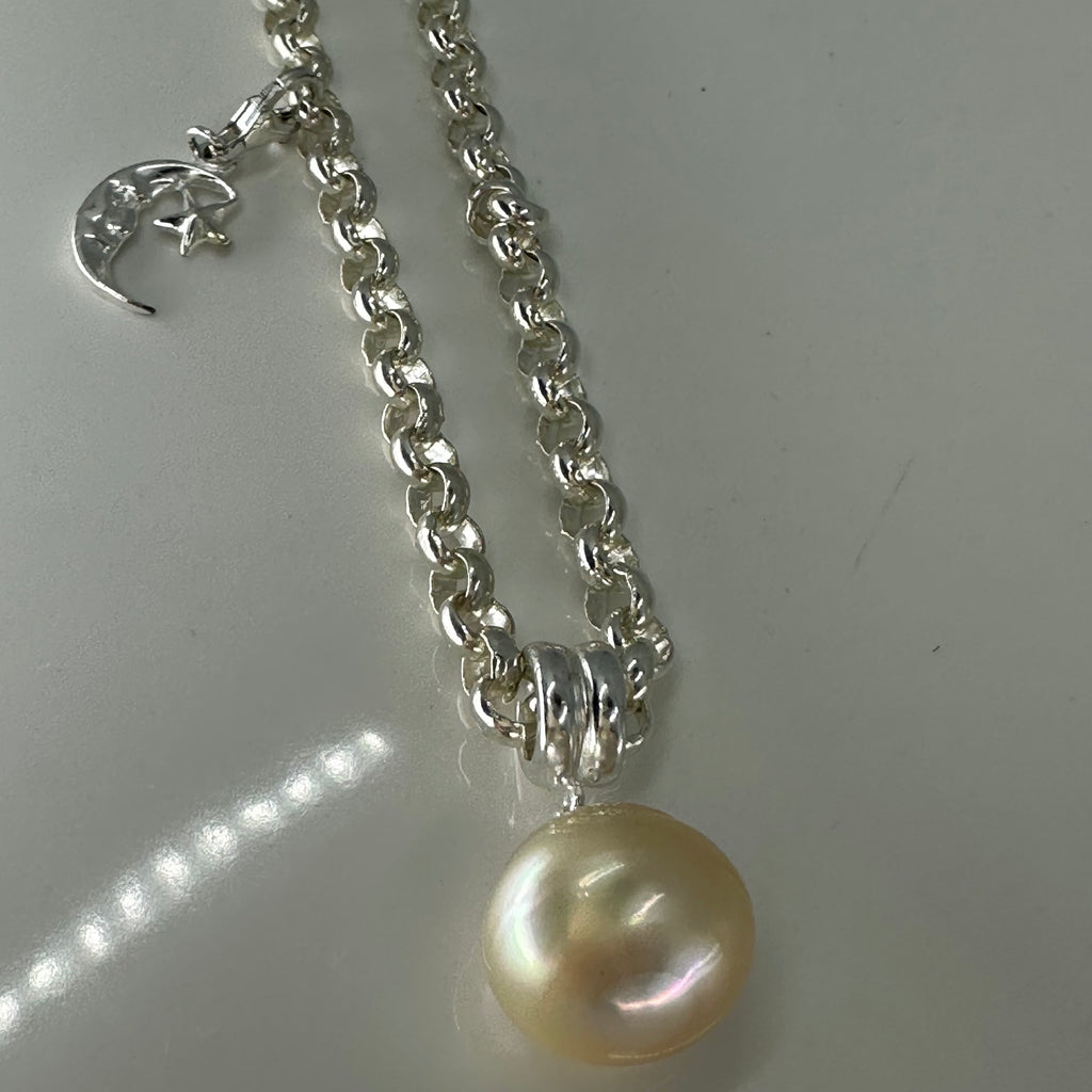 Golden South Sea Sterling Silver 925 Bracelet
