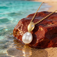 Broome Pearl 9ct 'Kimberley Evening Star' Pendant