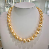 Golden Pearl Shell Based Strands