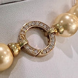 Golden Pearl Shell Based Strands