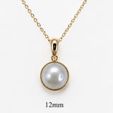 Broome Mabe Blister Pearl 9ct Gold Pendant