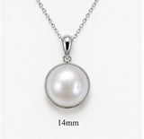 Broome Mabe Blister Pearl 9ct Gold Pendant