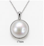 Broome Mabe Blister Pearl 9ct Gold Pendant